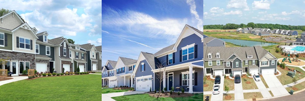 Real photos of Union County neighborhoods — new construction, local communities, and established neighborhoods